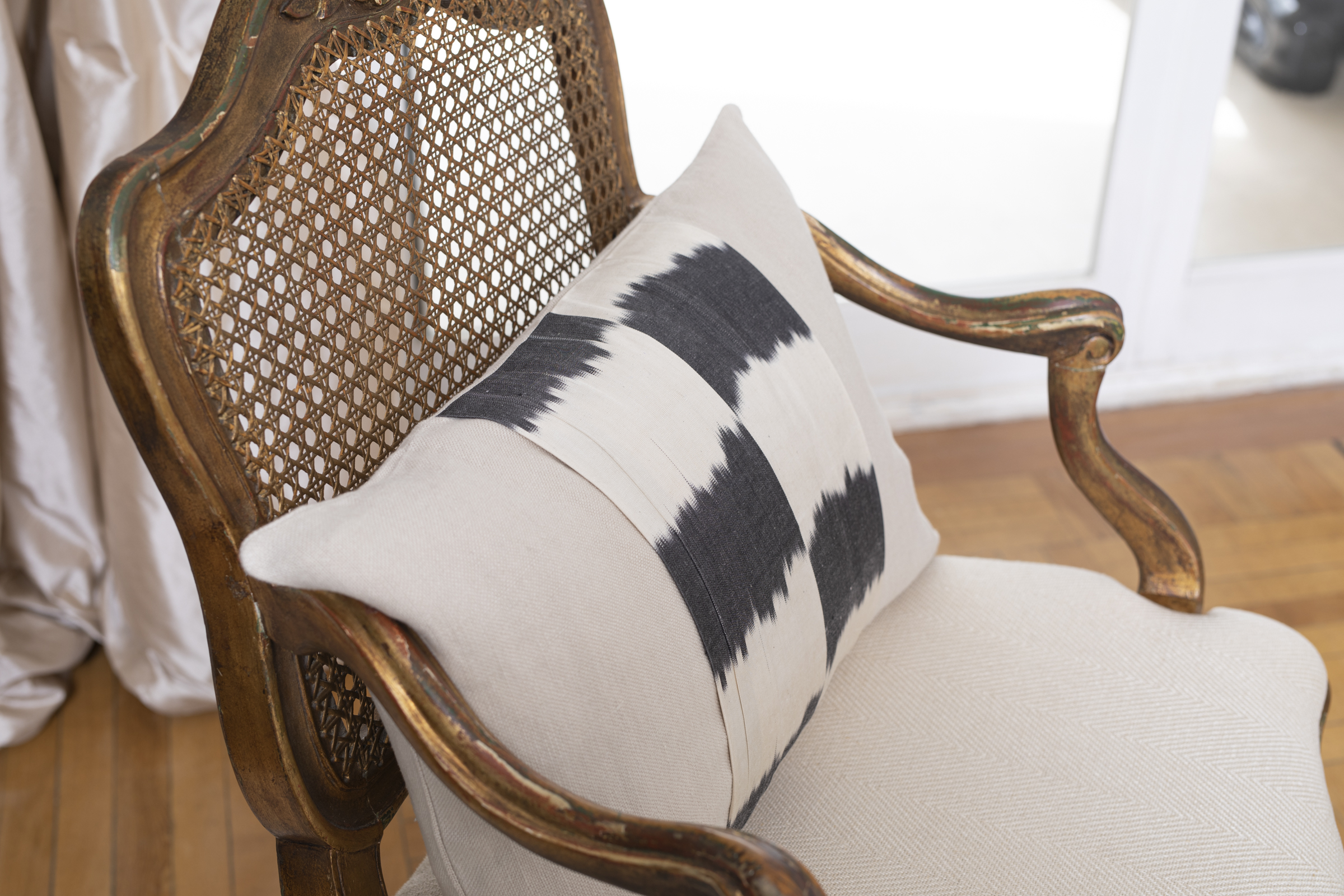 luxury linen cushion