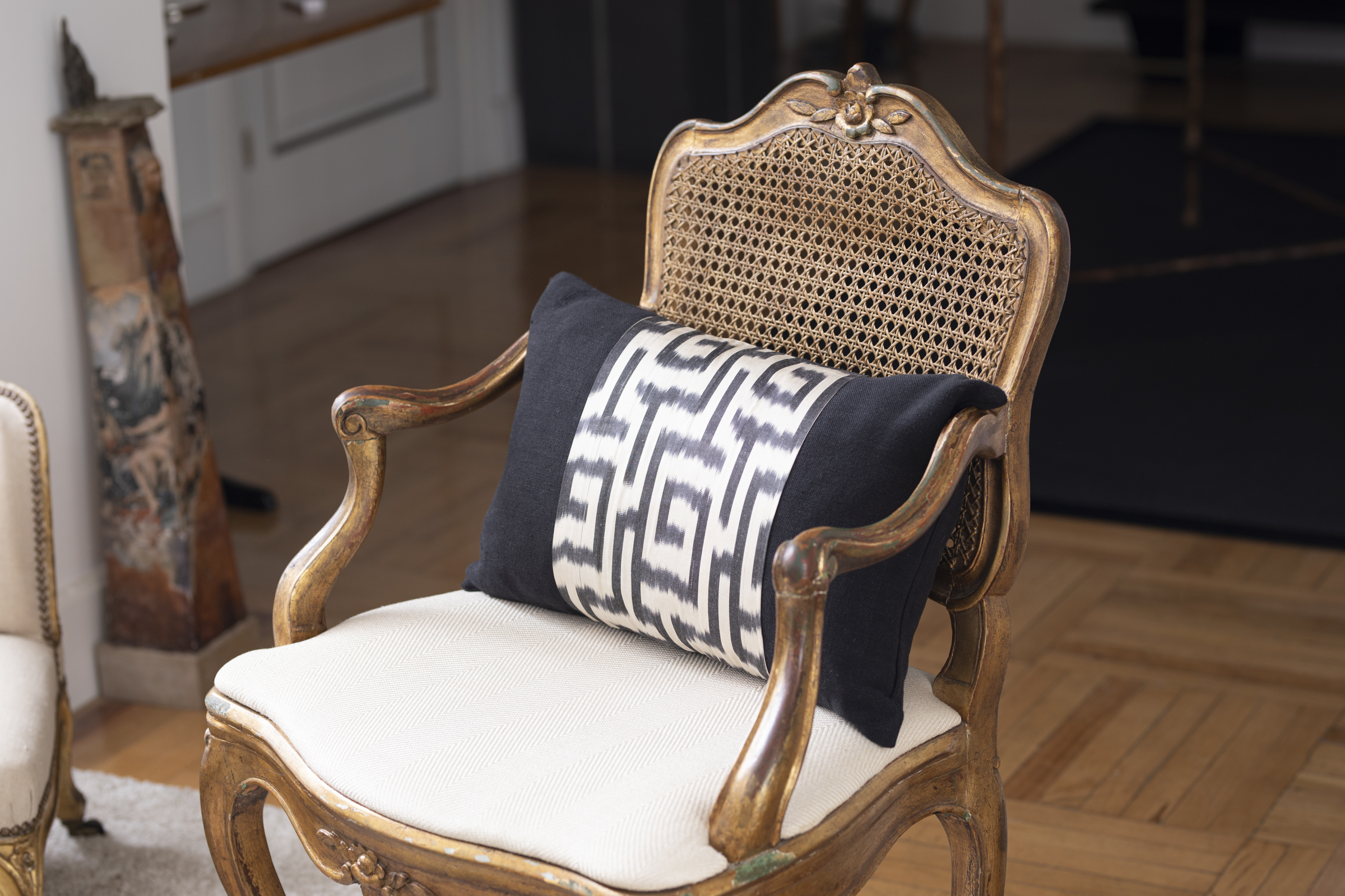 luxury linen cushion